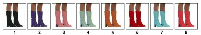 Debora & Andromeda Boots At Sims4Sue 3 sims 4 cc debora andromeda boots at sims4sue 2
