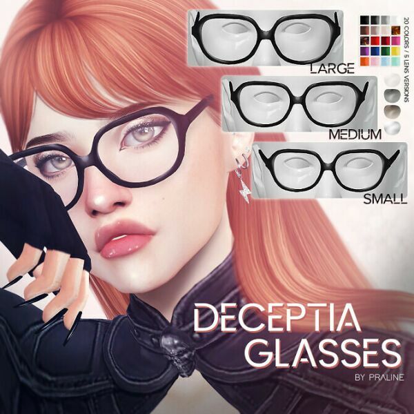 Deceptia Glasses At Praline Sims 1 Deceptia Glasses At Praline Sims Sims 4 CC