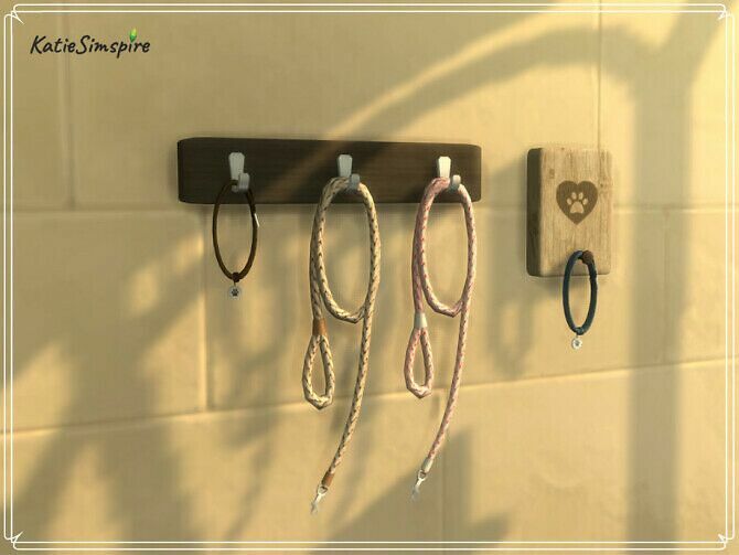 Dog Leash Holder By Katiesimspire 1 Dog Leash Holder By Katiesimspire Sims 4 CC