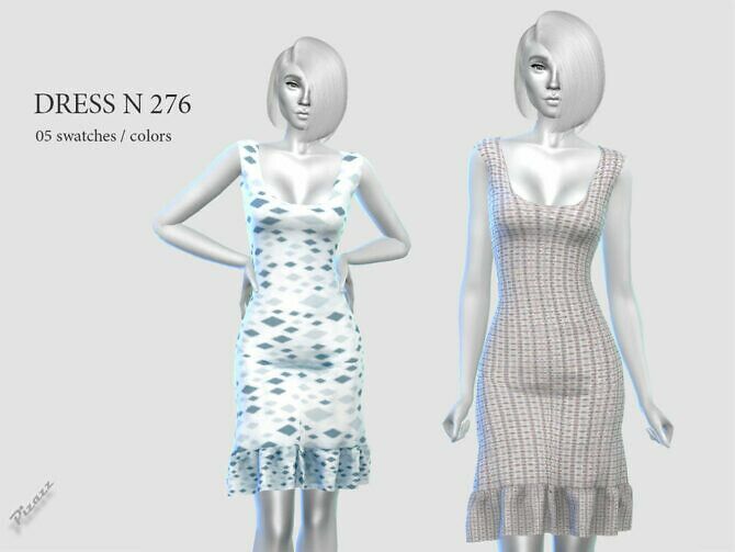 Dress N 276 By Pizazz 1 Dress N 276 By Pizazz Sims 4 CC