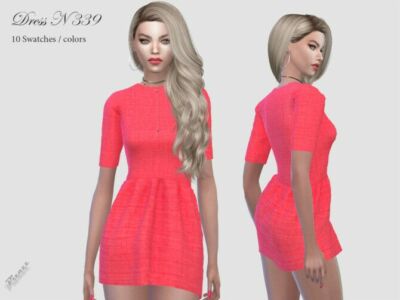 Dress N 339 By Pizazz Sims 4 CC