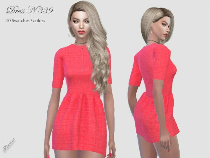 Dress N 339 By Pizazz 1 Dress N 339 By Pizazz Sims 4 CC