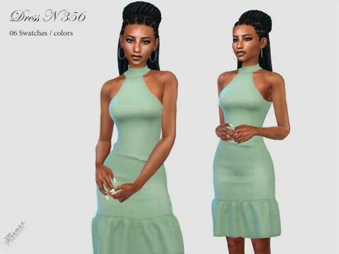 Dress N 356 By Pizazz 1 Dress N 356 By Pizazz Sims 4 CC