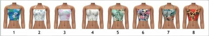 EP07 Bikini & Tube TOP At Sims4Sue 2 sims 4 cc ep07 bikini tube top at sims4sue 2