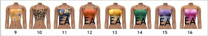 EP07 Bikini & Tube TOP At Sims4Sue 3 sims 4 cc ep07 bikini tube top at sims4sue 3