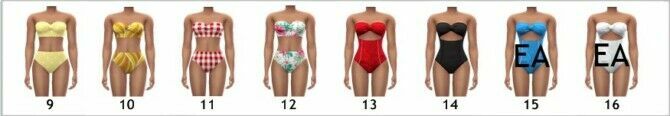 EP07 Retro Swimsuit At Sims4Sue 2 sims 4 cc ep07 retro swimsuit at sims4sue 2