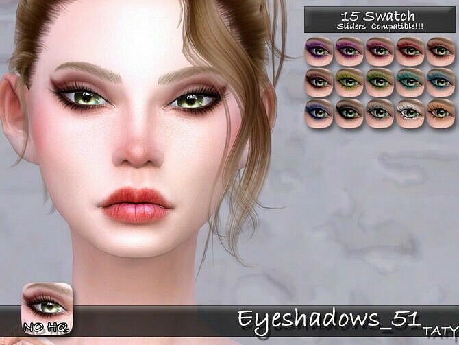 Eyeshadows 51 By Tatygagg 1 Eyeshadows 51 By Tatygagg Sims 4 CC