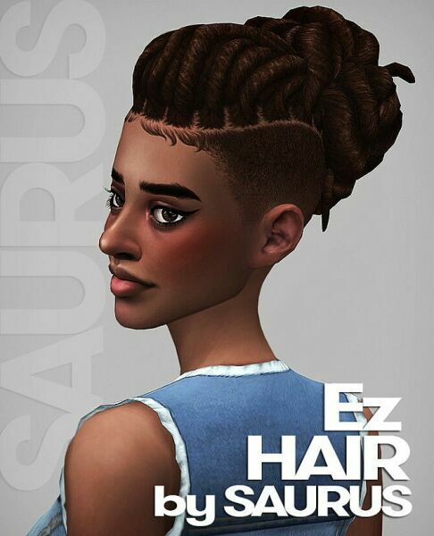 Ez Hairs V1 And V2 At Saurus Sims 1 Ez Hairs V1 And V2 At Saurus Sims Sims 4 CC