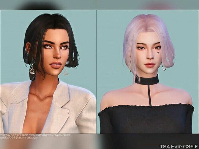 Female Hair G36 By Daisy-Sims 1 Female Hair G36 By Daisy-Sims Sims 4 CC