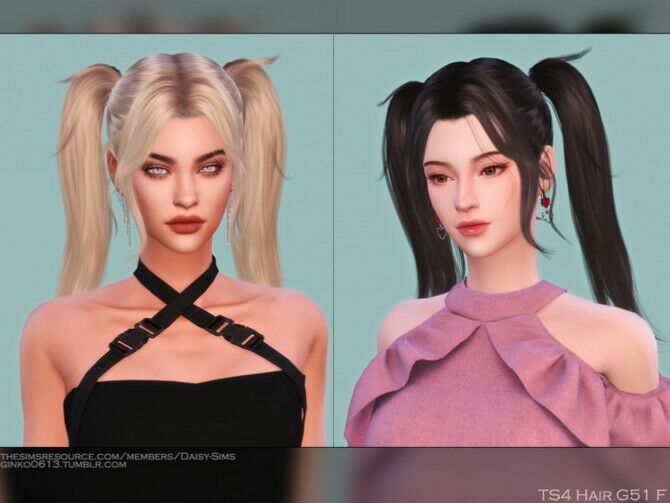 Female Hair G51 By Daisysims 1 Female Hair G51 By Daisysims Sims 4 CC