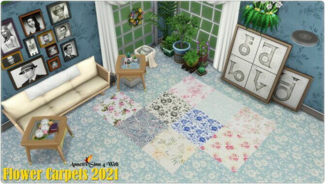 Flower Carpets 2021 At Annett’s Sims 4 Welt 2 sims 4 cc flower carpets 2021 at annetts sims 4 welt 3