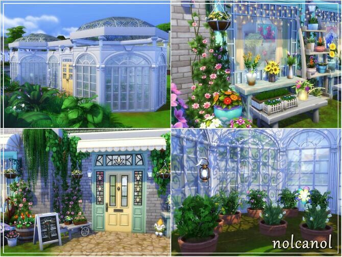 Flower Shop By Nolcanol 2 sims 4 cc flower shop by nolcanol 2