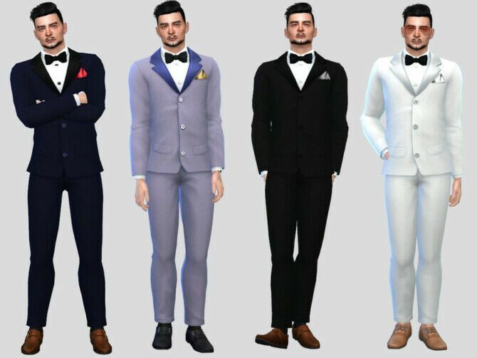 Formal Tuxedo Suit By Mclaynesims 1 Formal Tuxedo Suit By Mclaynesims Sims 4 CC