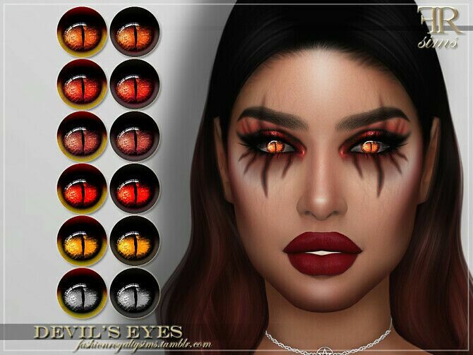 Frs Devil’s Eyes By Fashionroyaltysims 1 Frs Devil’s Eyes By Fashionroyaltysims Sims 4 CC
