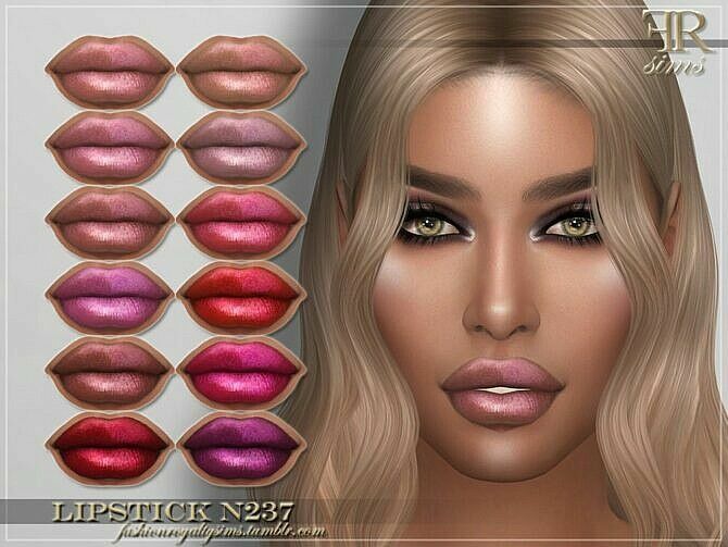 Frs Lipstick N237 By Fashionroyaltysims 1 Frs Lipstick N237 By Fashionroyaltysims Sims 4 CC