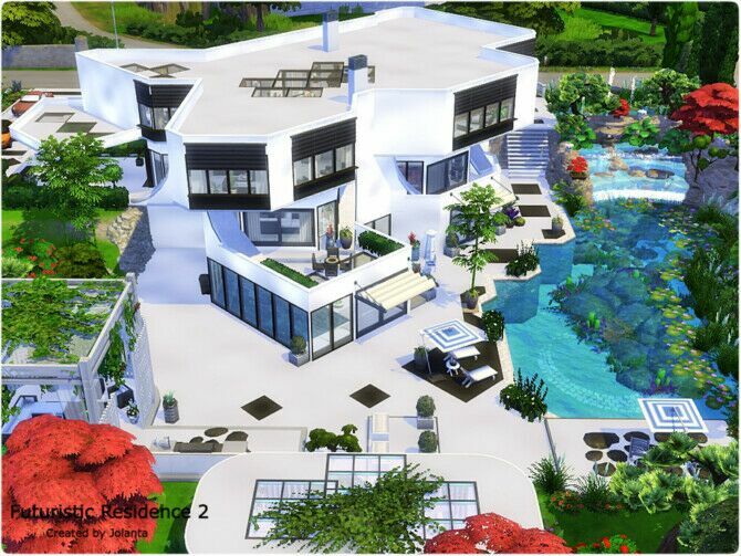 Futuristic Residence 2 By Jolanta 4 sims 4 cc futuristic residence 2 by jolanta 2