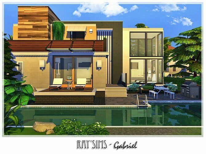 Gabriel House By Ray_Sims 1 Gabriel House By Ray_Sims Sims 4 CC