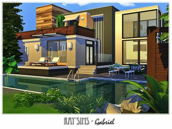 Gabriel House By Ray_Sims 2 sims 4 cc gabriel house by ray sims 2
