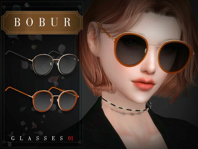 Glasses 01 By Bobur3 1 Glasses 01 By Bobur3 Sims 4 CC