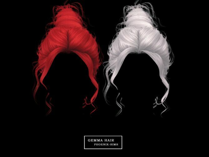 Hairs Danna + Gemma + Phoebe + Moonstar At Phoenix-Sims 2 sims 4 cc hairs danna gemma phoebe moonstar at phoenix sims 3