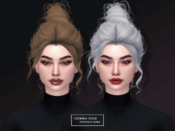 Hairs Danna + Gemma + Phoebe + Moonstar At Phoenix-Sims 3 sims 4 cc hairs danna gemma phoebe moonstar at phoenix sims 4