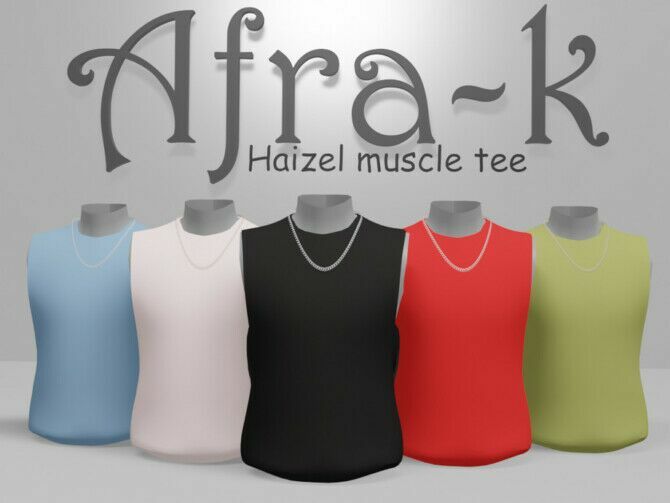 Haizel Muscle TEE By Akaysims 2 sims 4 cc haizel muscle tee by akaysims 2