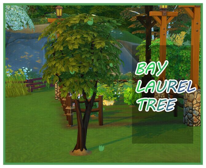 Harvestable BAY Leaf At Icemunmun 1 Harvestable BAY Leaf At Icemunmun Sims 4 CC