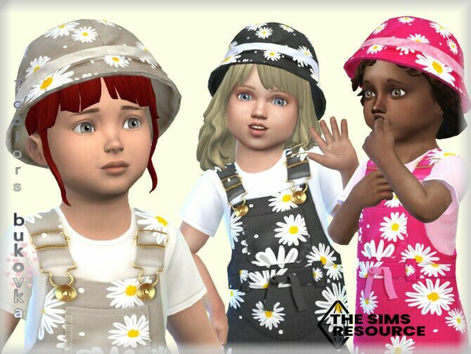 Hat Chamomile By Bukovka 1 Hat Chamomile By Bukovka Sims 4 CC