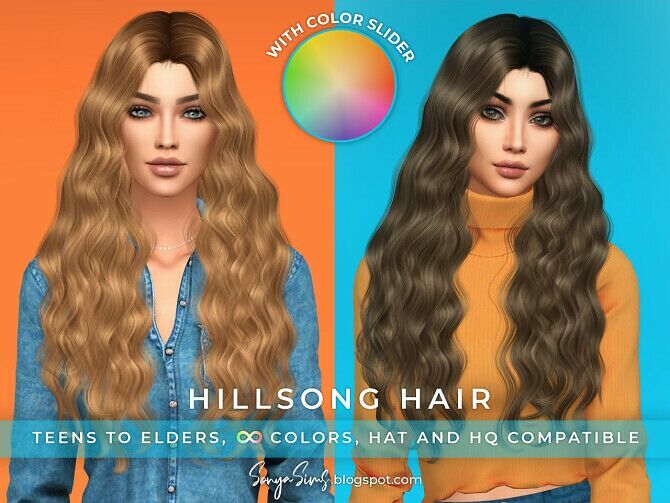 Hillsong & Ruel Hairs At Sonya Sims 1 Hillsong & Ruel Hairs At Sonya Sims Sims 4 CC