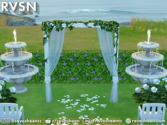 Holy Marchrimony Wedding Arches By Ravasheen 1 Holy Marchrimony Wedding Arches By Ravasheen Sims 4 CC