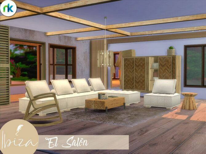Ibiza EL Salon By Nikadema 1 Ibiza EL Salon By Nikadema Sims 4 CC