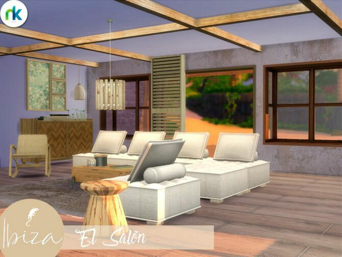 Ibiza EL Salon By Nikadema 2 sims 4 cc ibiza el salon by nikadema 2