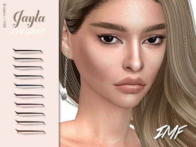Imf Jayla Eyeliner N.120 By Izziemcfire 1 Imf Jayla Eyeliner N.120 By Izziemcfire Sims 4 CC