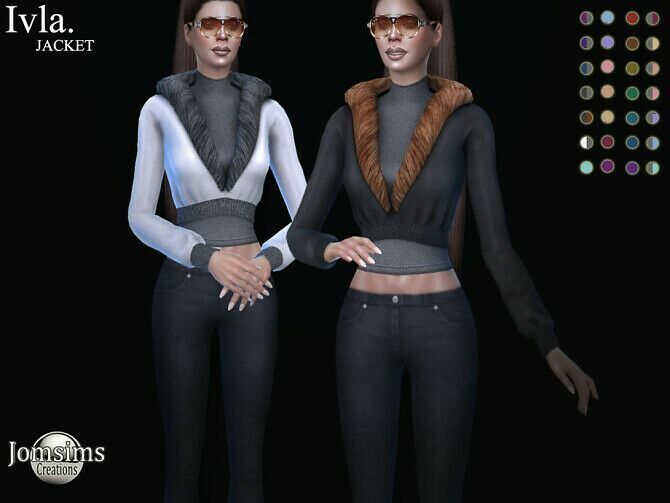 Ivla Little Jacket By Jomsims 1 Ivla Little Jacket By Jomsims Sims 4 CC