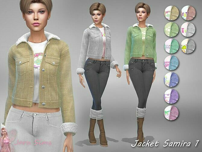 Jacket Samira 1 By Jaru Sims 1 Jacket Samira 1 By Jaru Sims Sims 4 CC