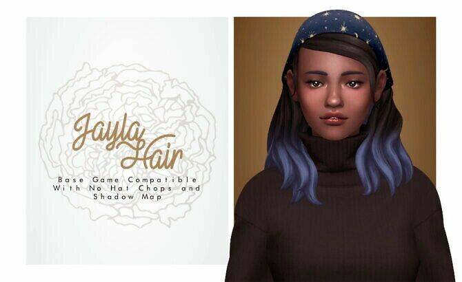 Jayla Hair At Isjao 1 Jayla Hair At Isjao Sims 4 CC