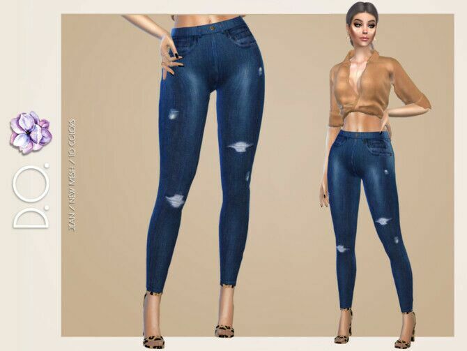Jeans 97 By D.o.lilac 1 Jeans 97 By D.o.lilac Sims 4 CC
