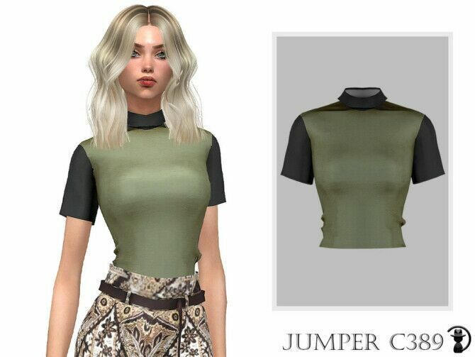 Jumper C389 By Turksimmer 1 Jumper C389 By Turksimmer Sims 4 CC