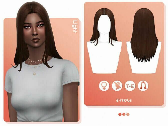 Light Hair For Females At Enriques4 1 Light Hair For Females At Enriques4 Sims 4 CC