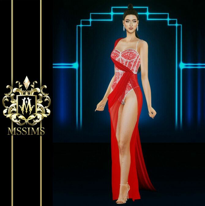 Linda Gown At Mssims 2 sims 4 cc linda gown at mssims 2
