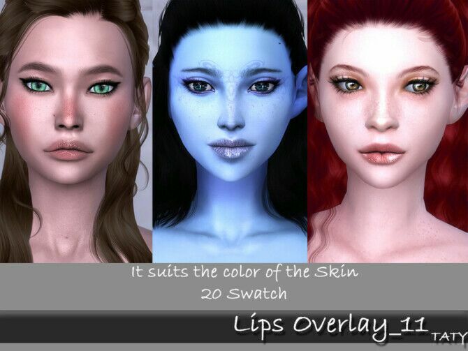 sims 4 cc lips overlay 11 by tatygagg 2