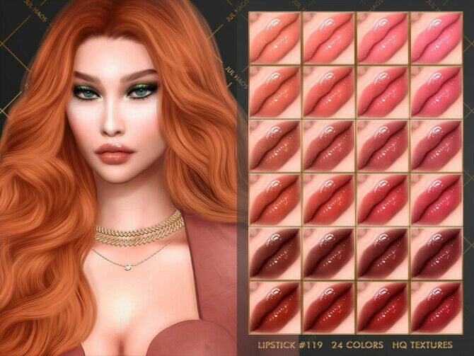 Lipstick #119 By Jul_Haos 1 Lipstick #119 By Jul_Haos Sims 4 CC