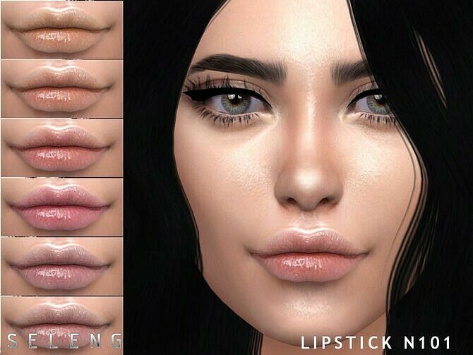 Lipstick N101 By Seleng 1 Lipstick N101 By Seleng Sims 4 CC