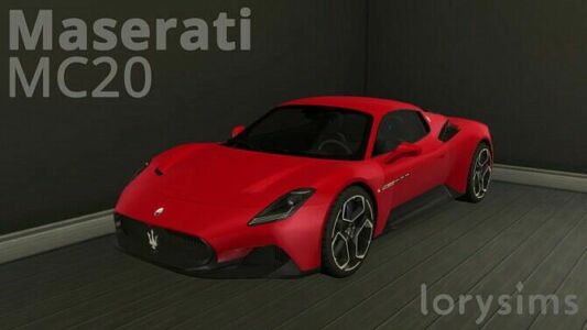 Maserati MC20 At Lorysims Sims 4 CC