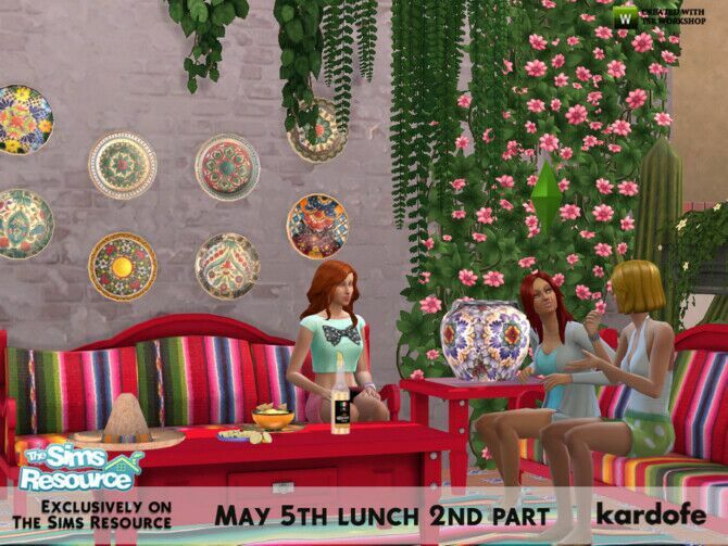 May 5Th Lunch 2Nd Part By Kardofe 1 May 5Th Lunch 2Nd Part By Kardofe Sims 4 CC