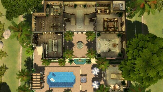 Mediterranean Mansion By Plumbobkingdom 3 sims 4 cc mediterranean mansion by plumbobkingdom 3