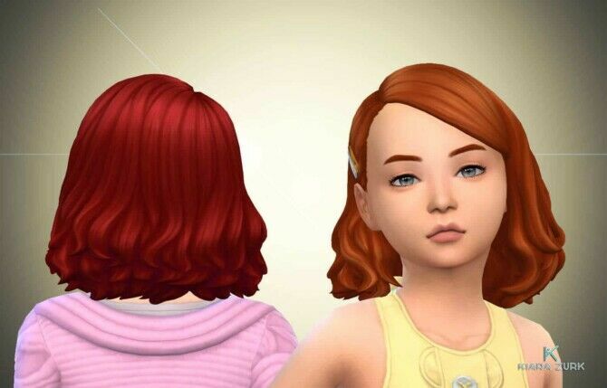 Medium Wavy MED For Girls At MY Stuff Origin 1 Medium Wavy MED For Girls At MY Stuff Origin Sims 4 CC