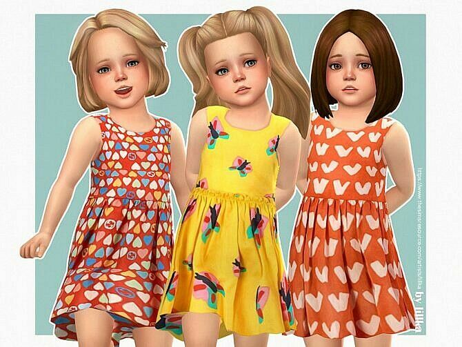 Meredith Dress By Lillka 1 Meredith Dress By Lillka Sims 4 CC