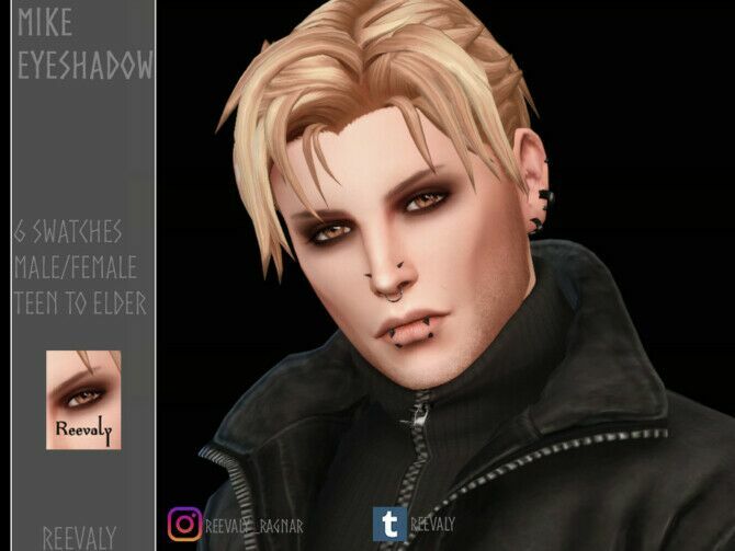 Mike Eyeshadow By Reevaly 1 Mike Eyeshadow By Reevaly Sims 4 CC