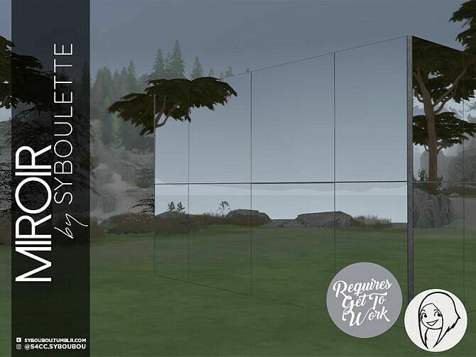 Miroir SET By Syboubou 1 Miroir SET By Syboubou Sims 4 CC
